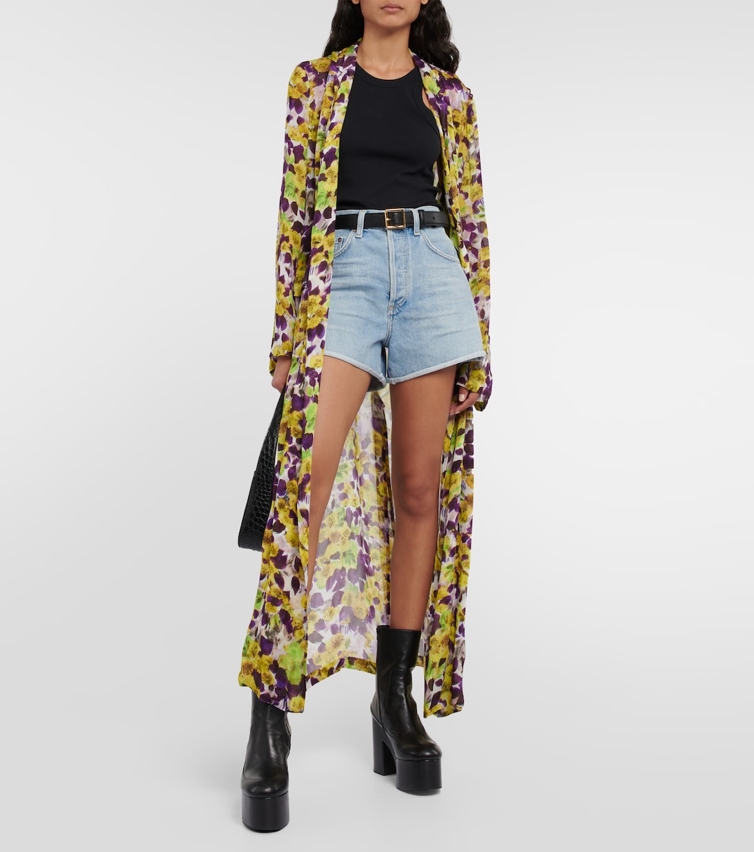 Shorts di jeans Dee a vita alta | Agolde