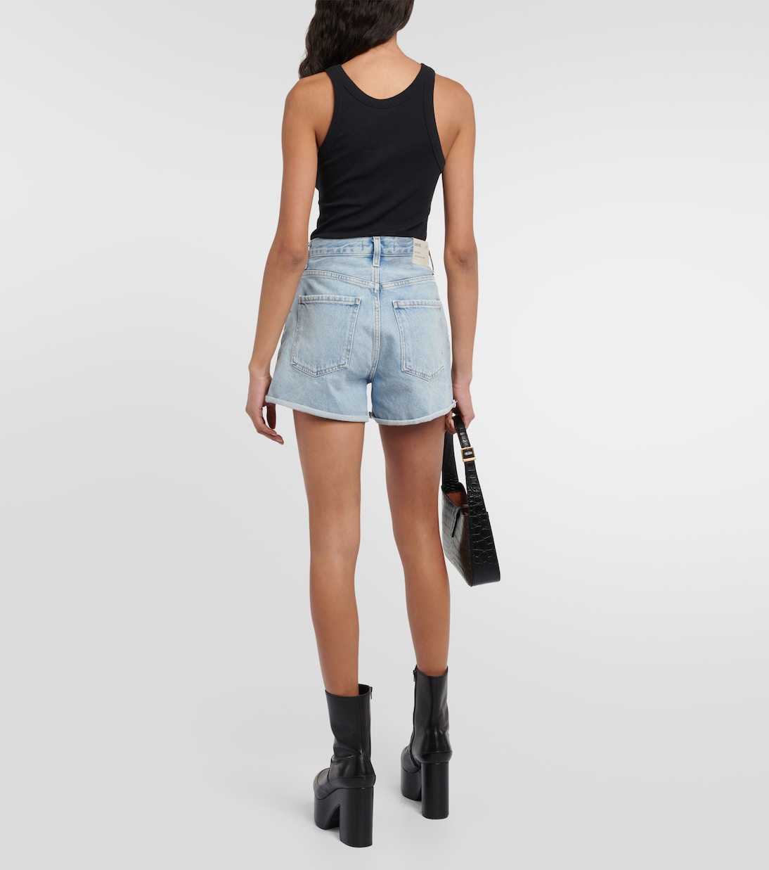 Shorts di jeans Dee a vita alta | Agolde