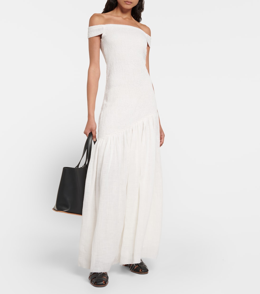 Veloso linen and silk maxi dress | Gabriela Hearst