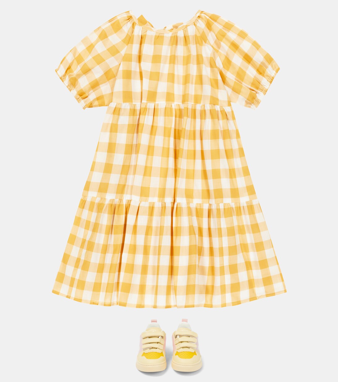 Vestido de algodón con cuadros vichy | Paade Mode