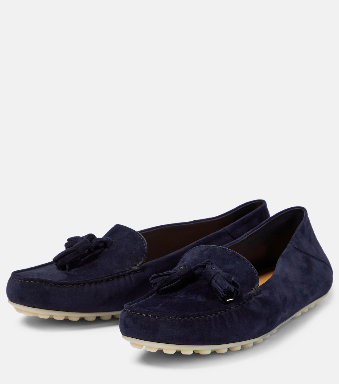Mokassins Dot Sole aus Veloursleder | Loro Piana
