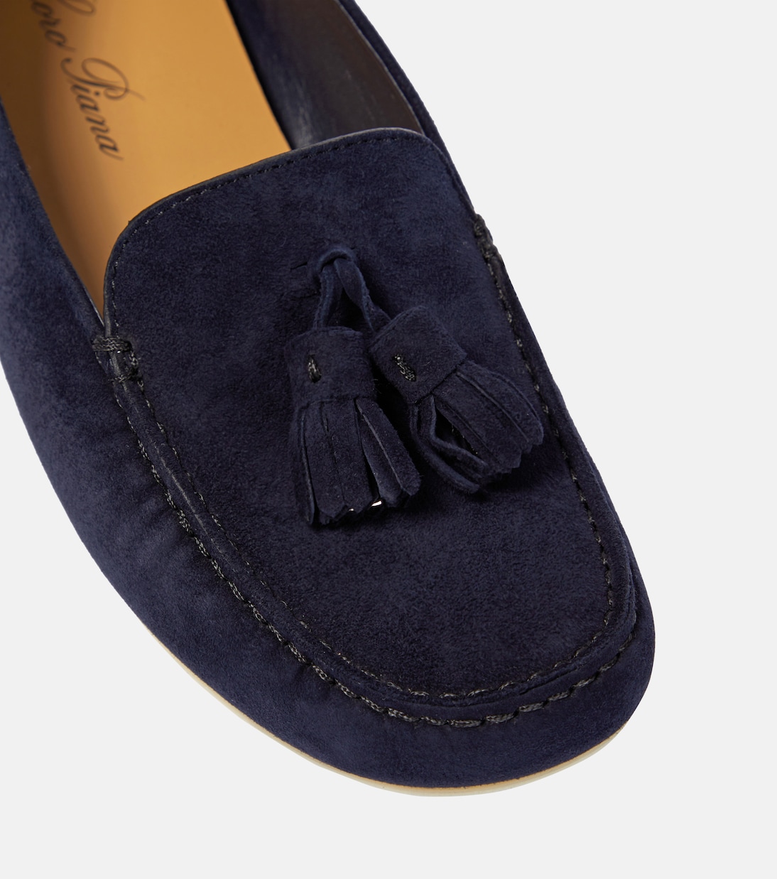 Mokassins Dot Sole aus Veloursleder | Loro Piana