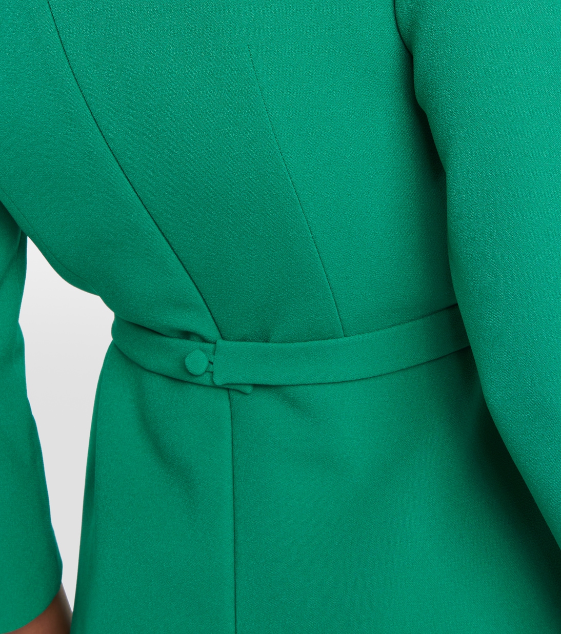 Draped crêpe midi dress | Safiyaa