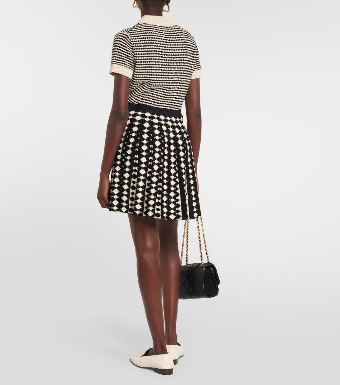 Minifalda en jacquard con lunares | Tory Burch
