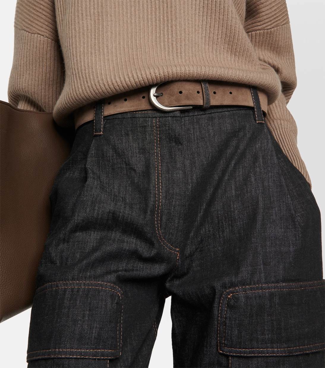 Ceinture Monili en daim | Brunello Cucinelli