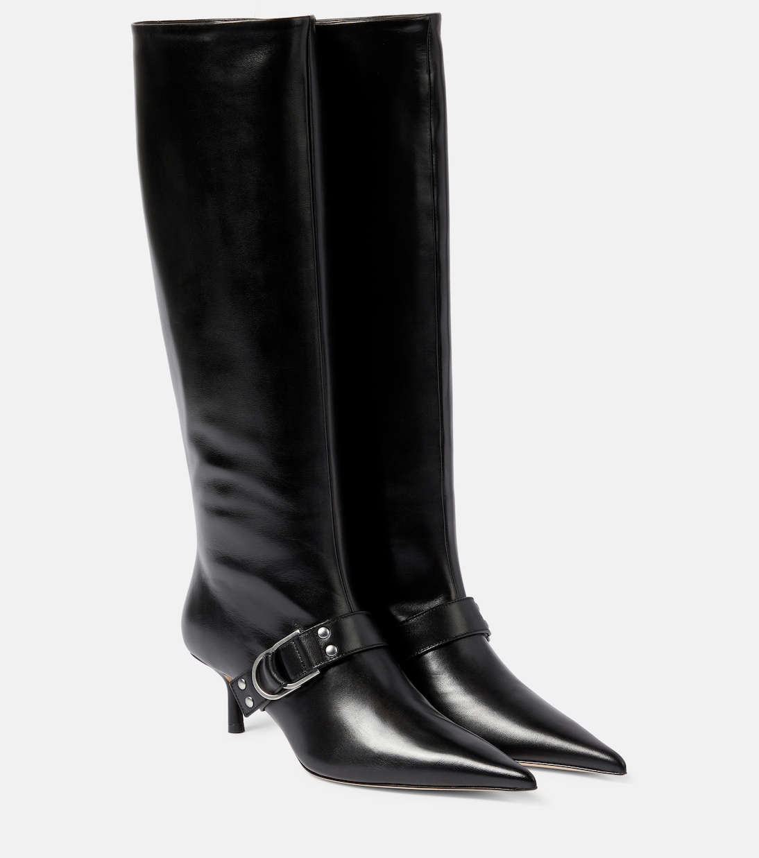 Botas altas Jeanne de piel | Blumarine
