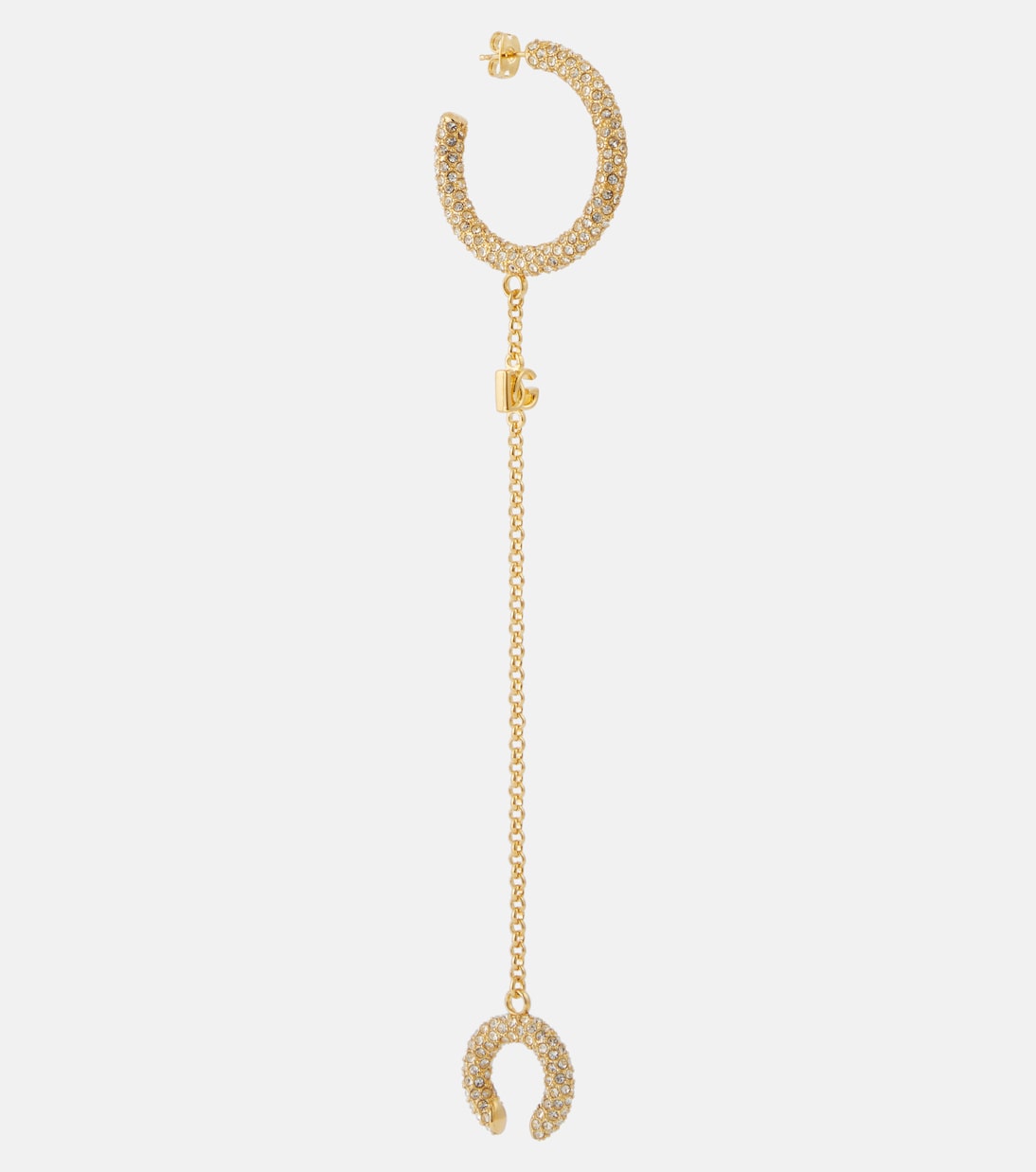 Boucle d’oreille unique à cristaux | Dolce&Gabbana