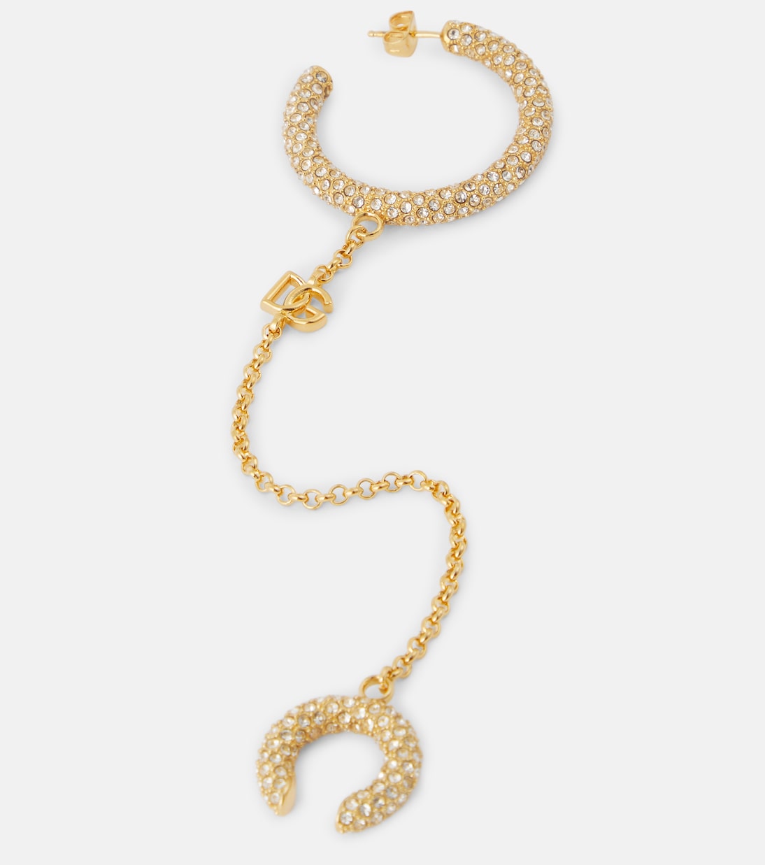 Boucle d’oreille unique à cristaux | Dolce&Gabbana