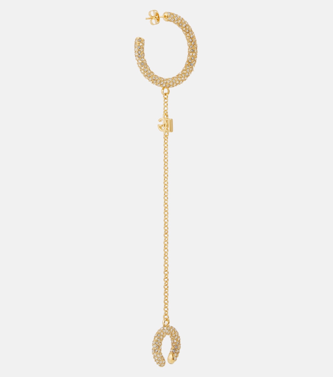 Boucle d’oreille unique à cristaux | Dolce&Gabbana