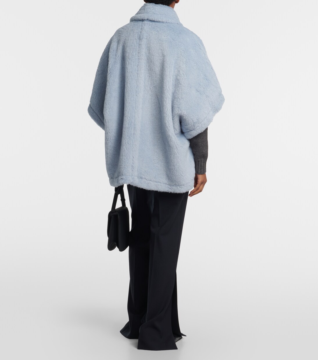 Mantella Tebe in teddy di alpaca, lana e seta | Max Mara