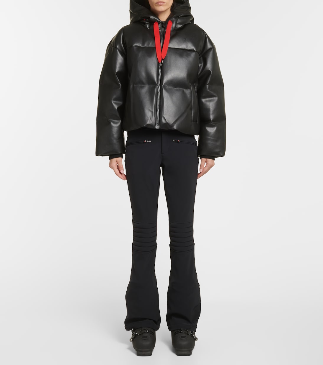 Veste doudoune Taos en cuir synthétique | Perfect Moment