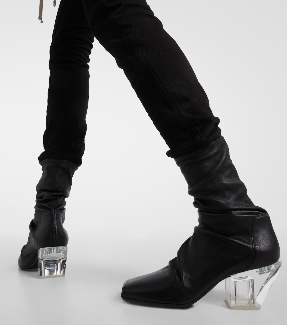 Botines de piel elástica | Rick Owens