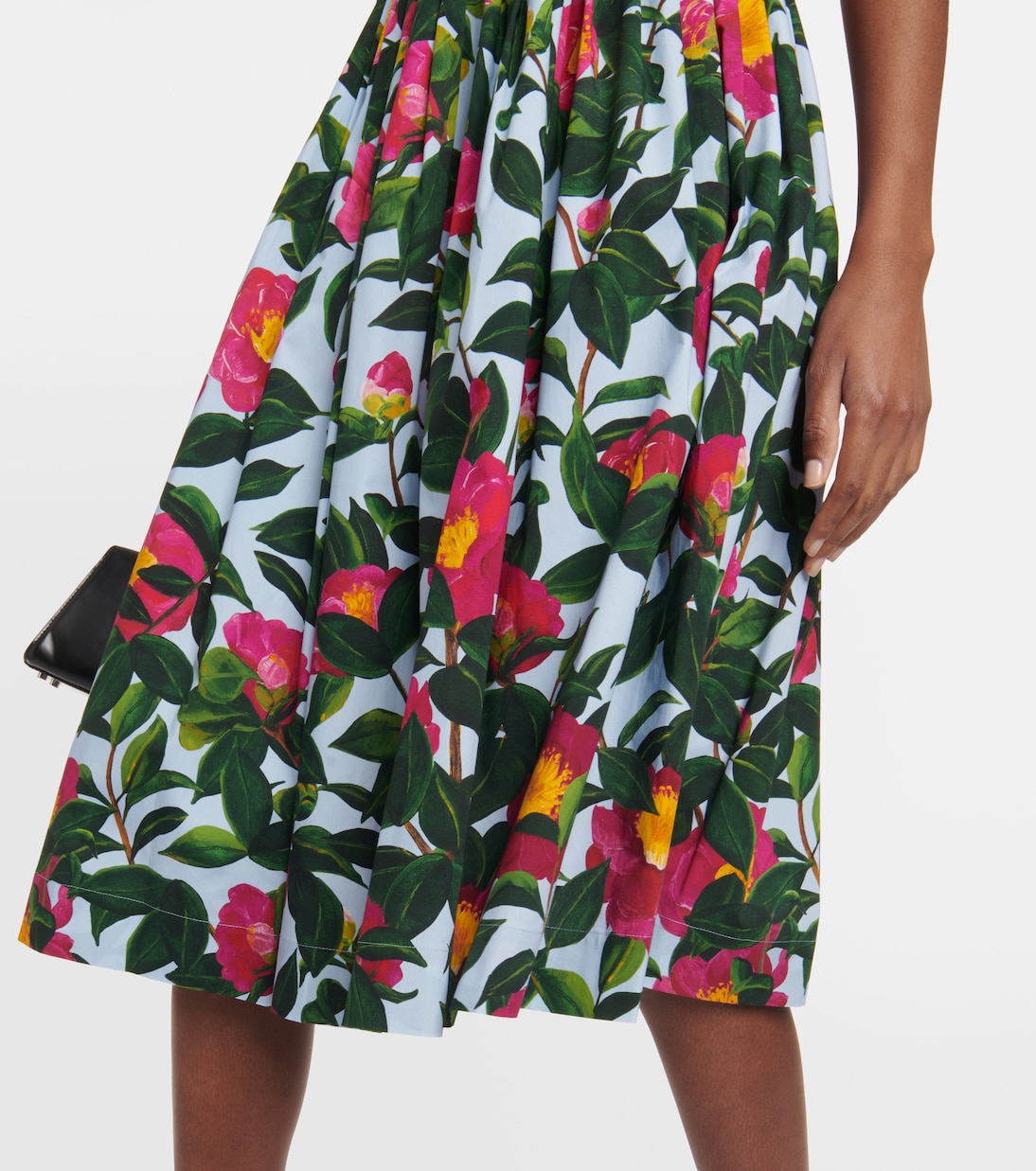Midikleid aus Popeline | Oscar de la Renta