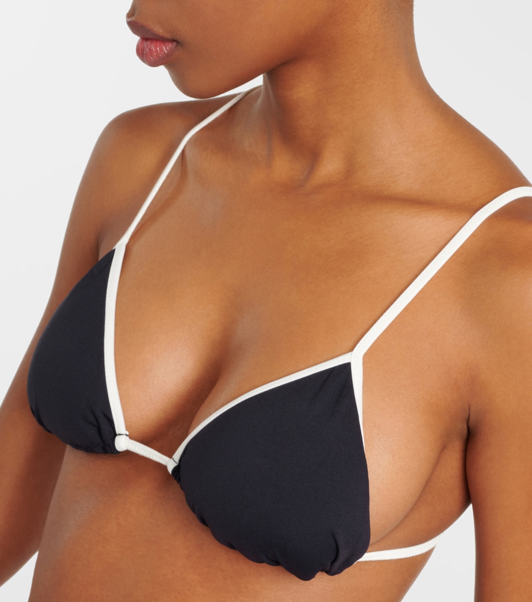Top de bikini triangular Bianco | Marysia