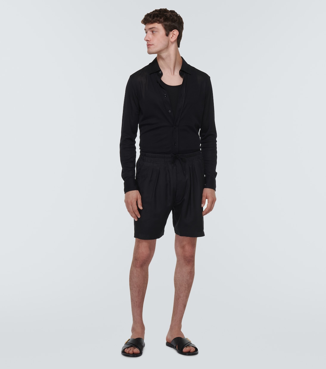 Sandalen Preston T Icon aus Leder | Tom Ford