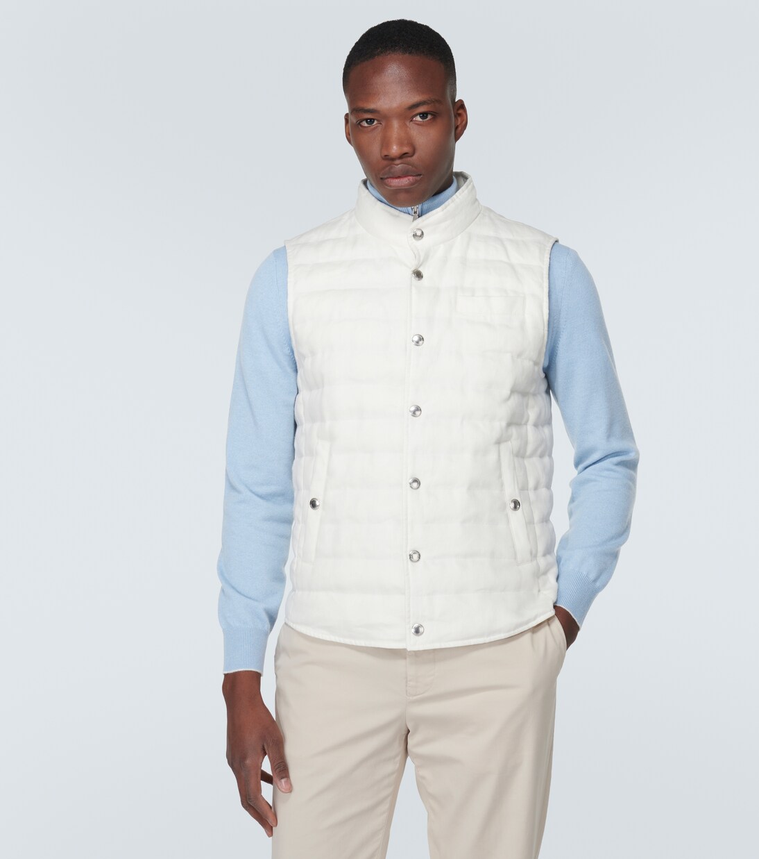 Quilted down vest 2025