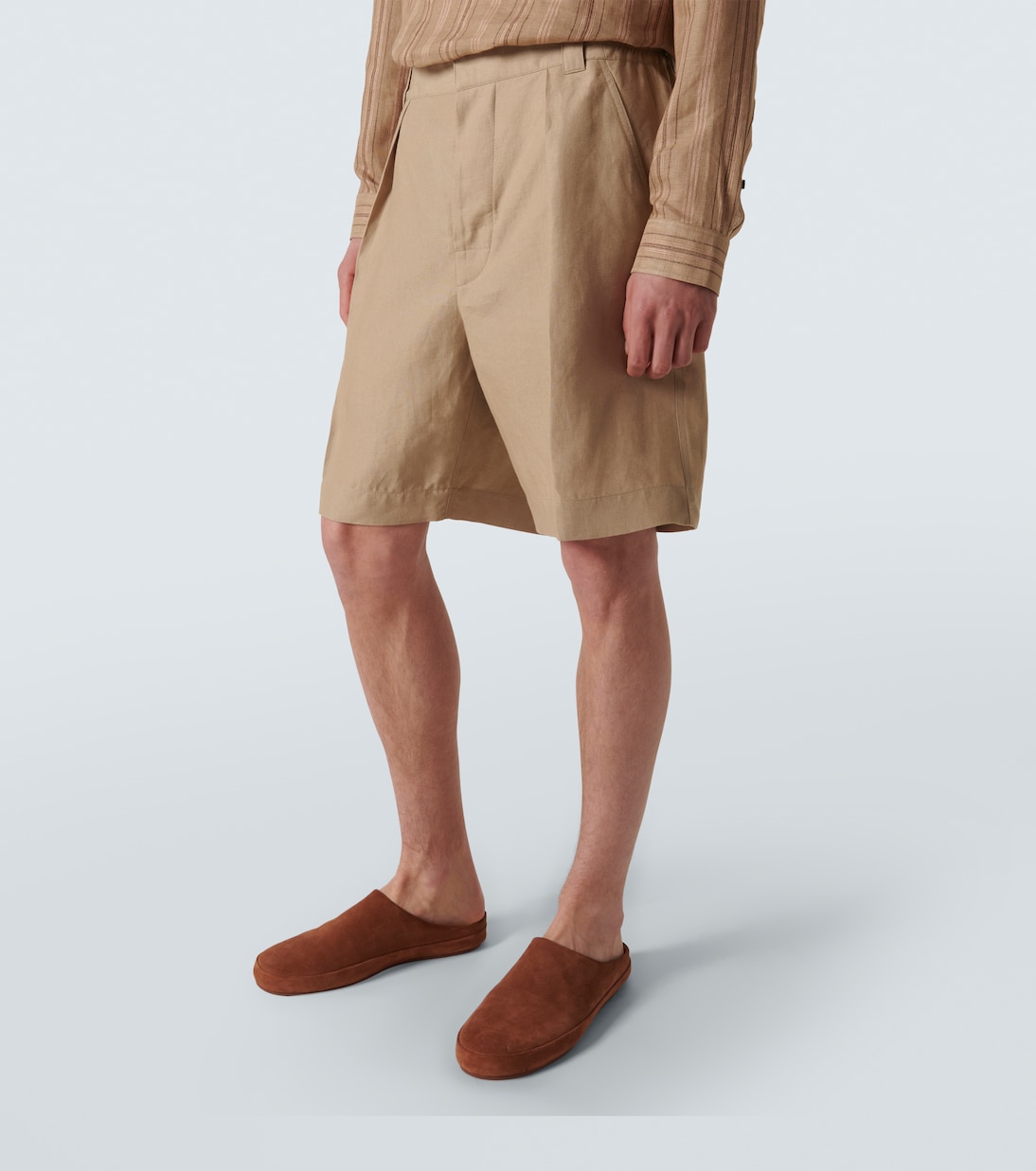 Reinga linen Bermuda shorts | Loro Piana