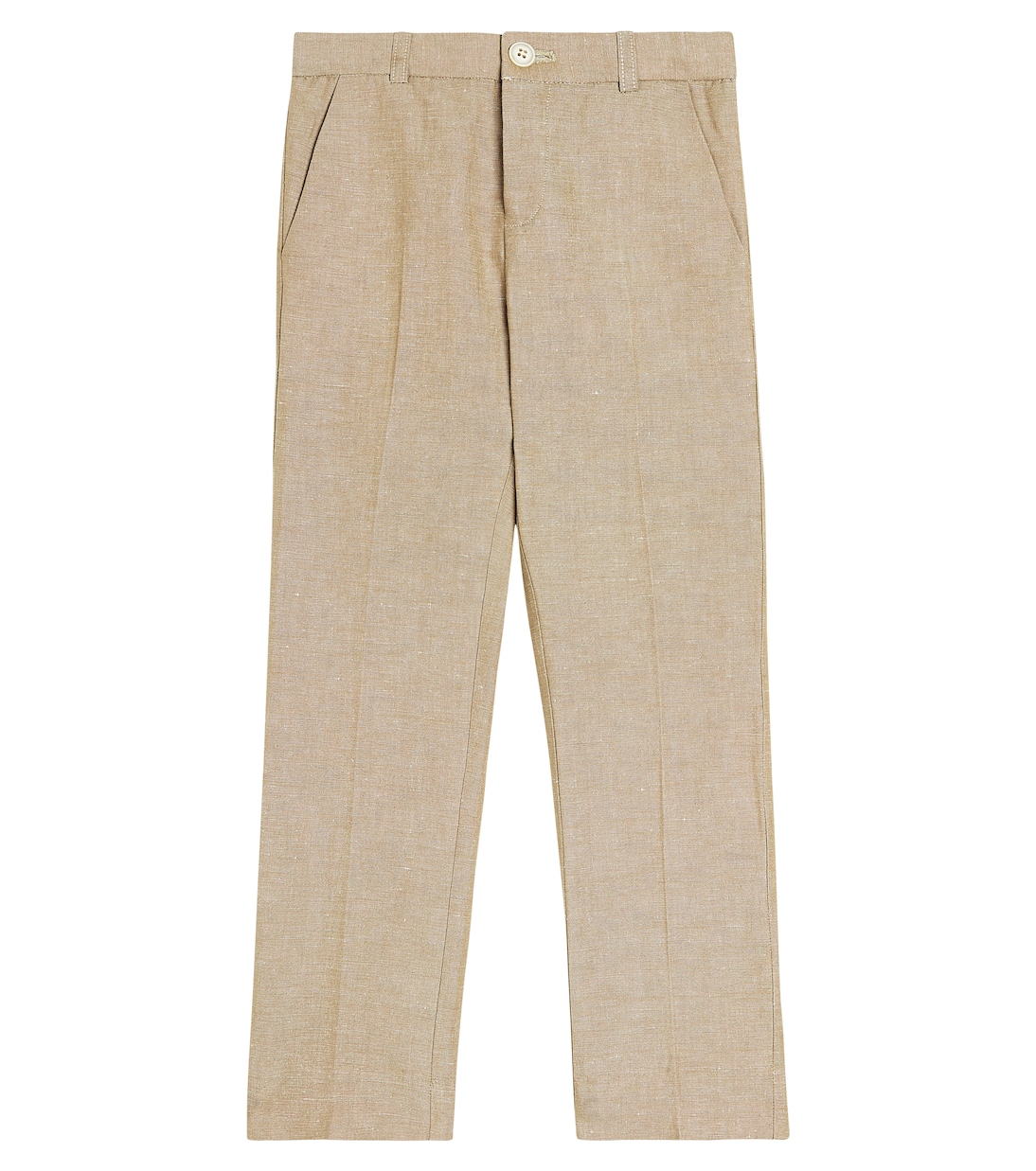 Pantaloni regular Peter in cotone e lino | Bonpoint