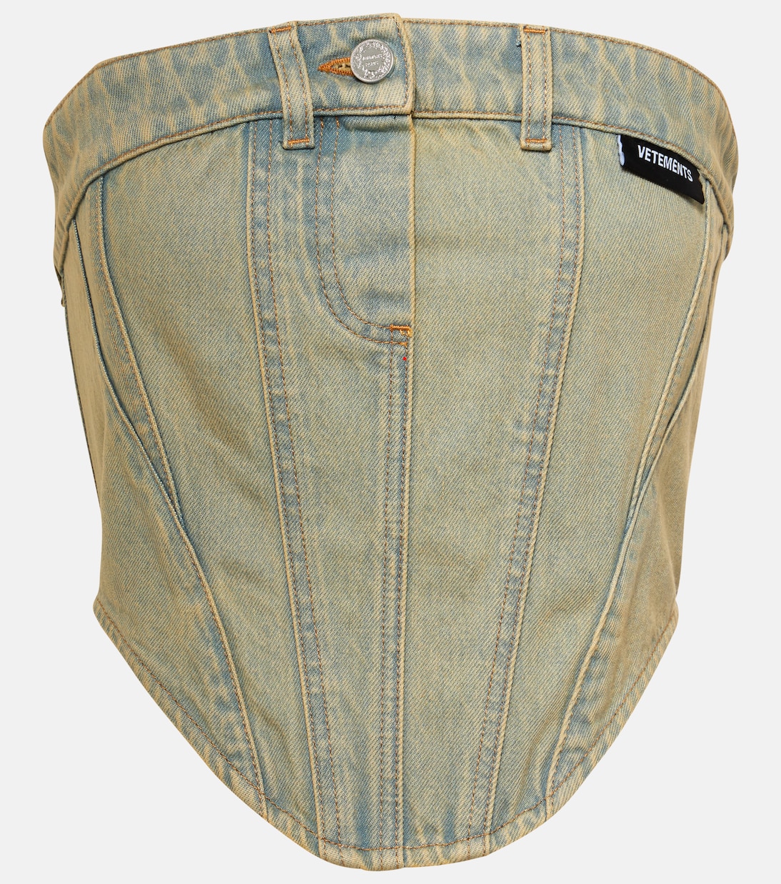 Top aus Baumwoll-Denim | Vetements