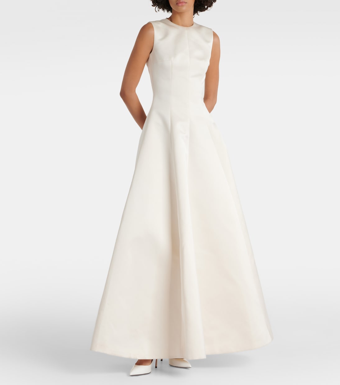 Bridal Robe Mairi aus Crêpe | Emilia Wickstead