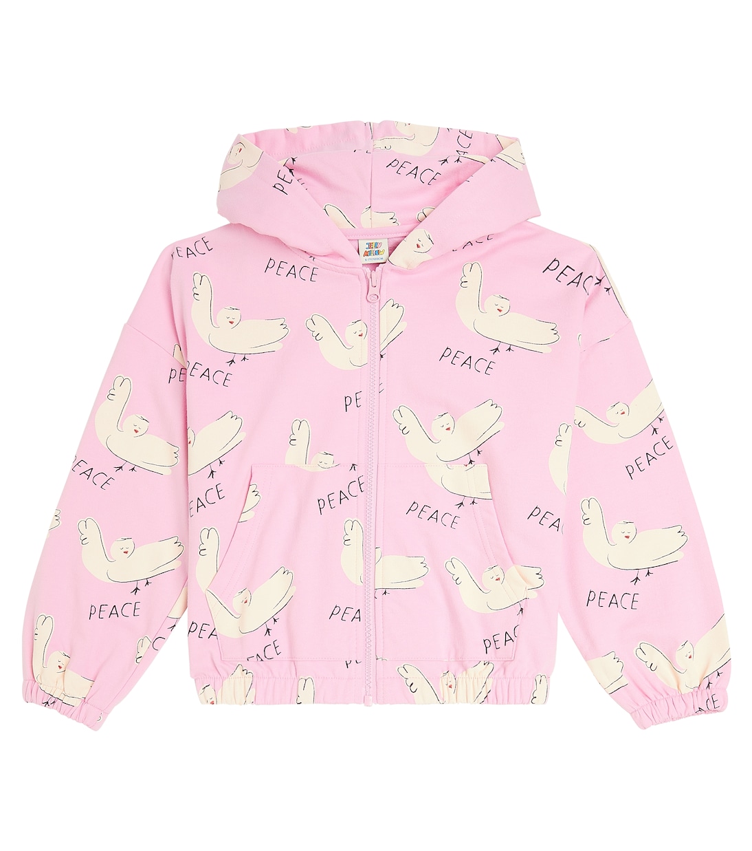 Sudadera con capucha Peace de algodón | Jellymallow