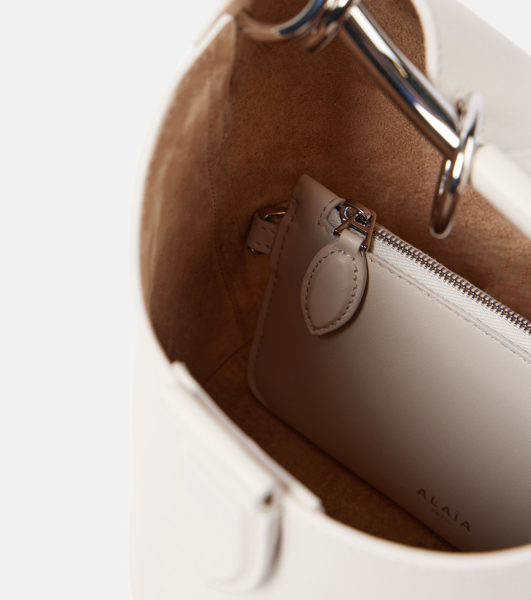 Secchiello Ring Medium in pelle | Alaïa