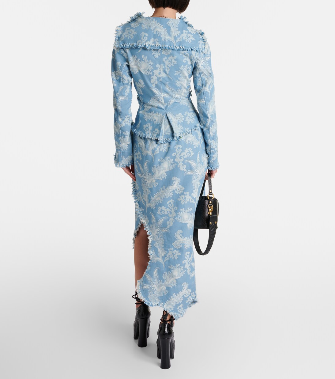 Worth More jacquard denim jacket in blue - Vivienne Westwood 