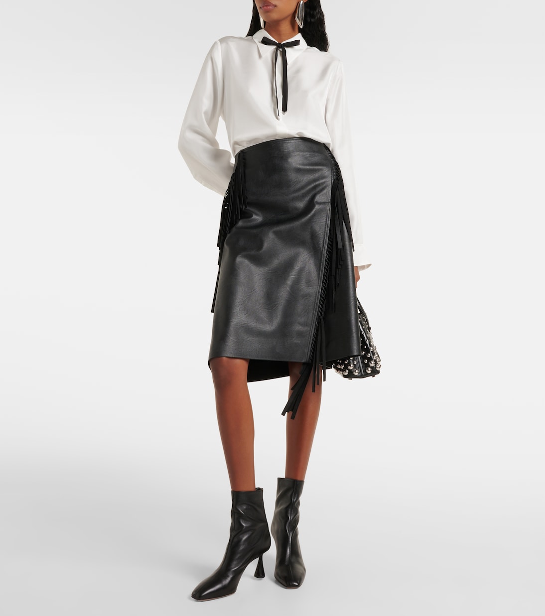 Ankle Boots Amore 75 aus Leder | Aquazzura