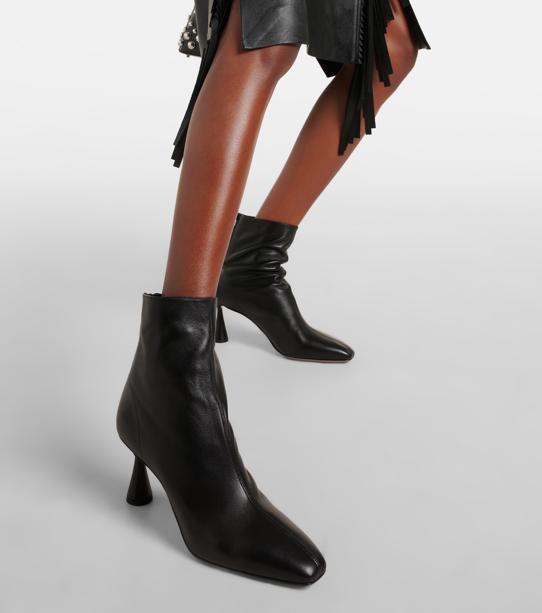 Ankle Boots Amore 75 aus Leder | Aquazzura