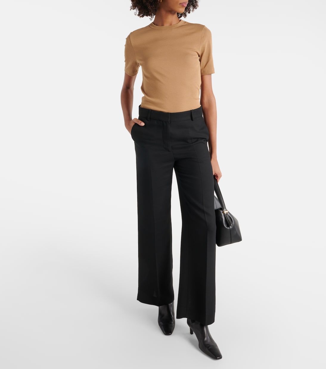 Gerade Mid-Rise-Hose | Toteme