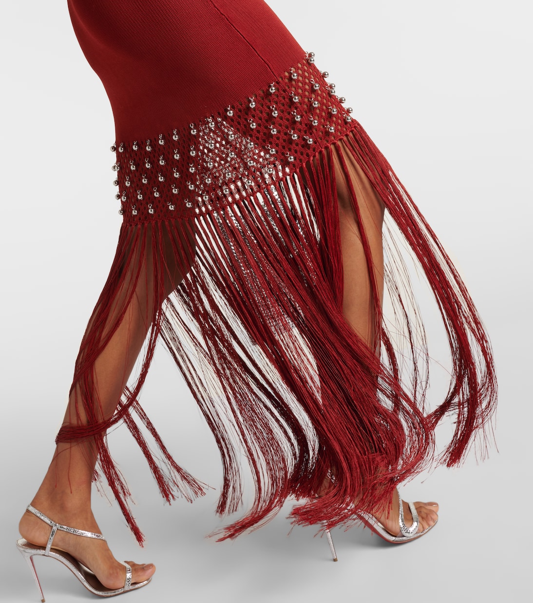 Embellished crochet midi dress | Rabanne