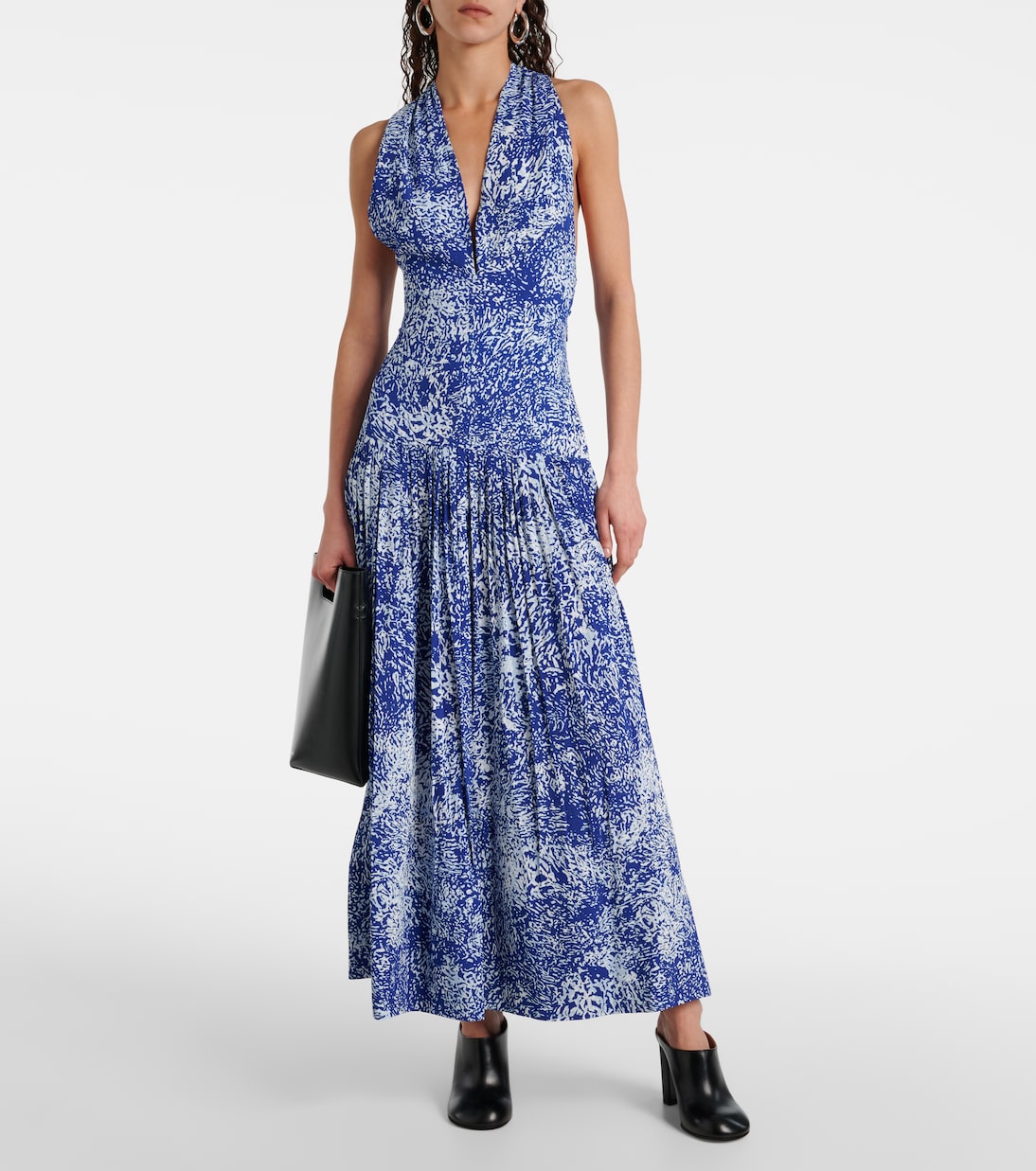 Abito lungo Simone con stampa | Proenza Schouler