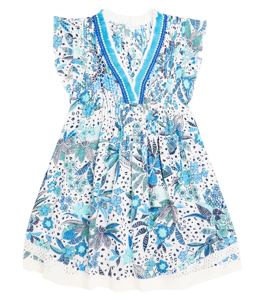 Bedrucktes Kleid Sasha | Poupette St Barth Kids