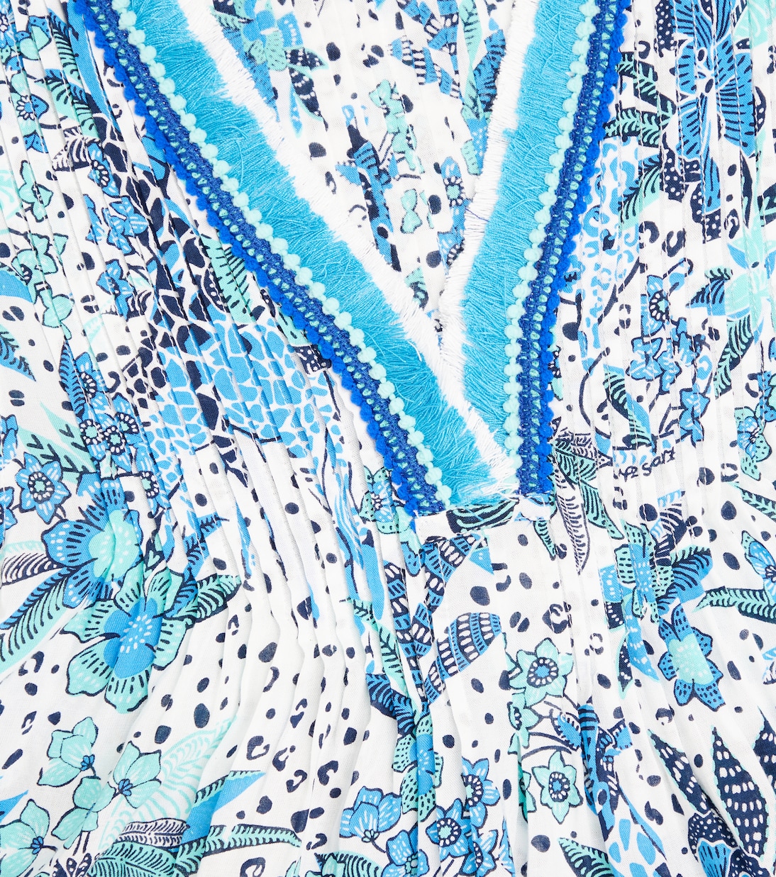 Bedrucktes Kleid Sasha | Poupette St Barth Kids