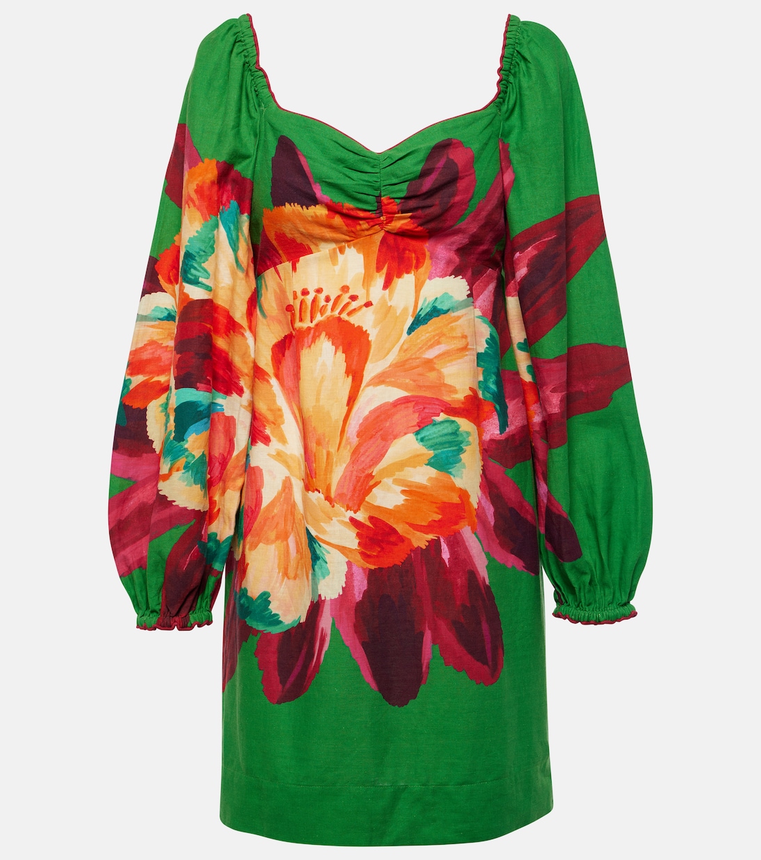 Vestido corto Tropicart Green | Farm Rio