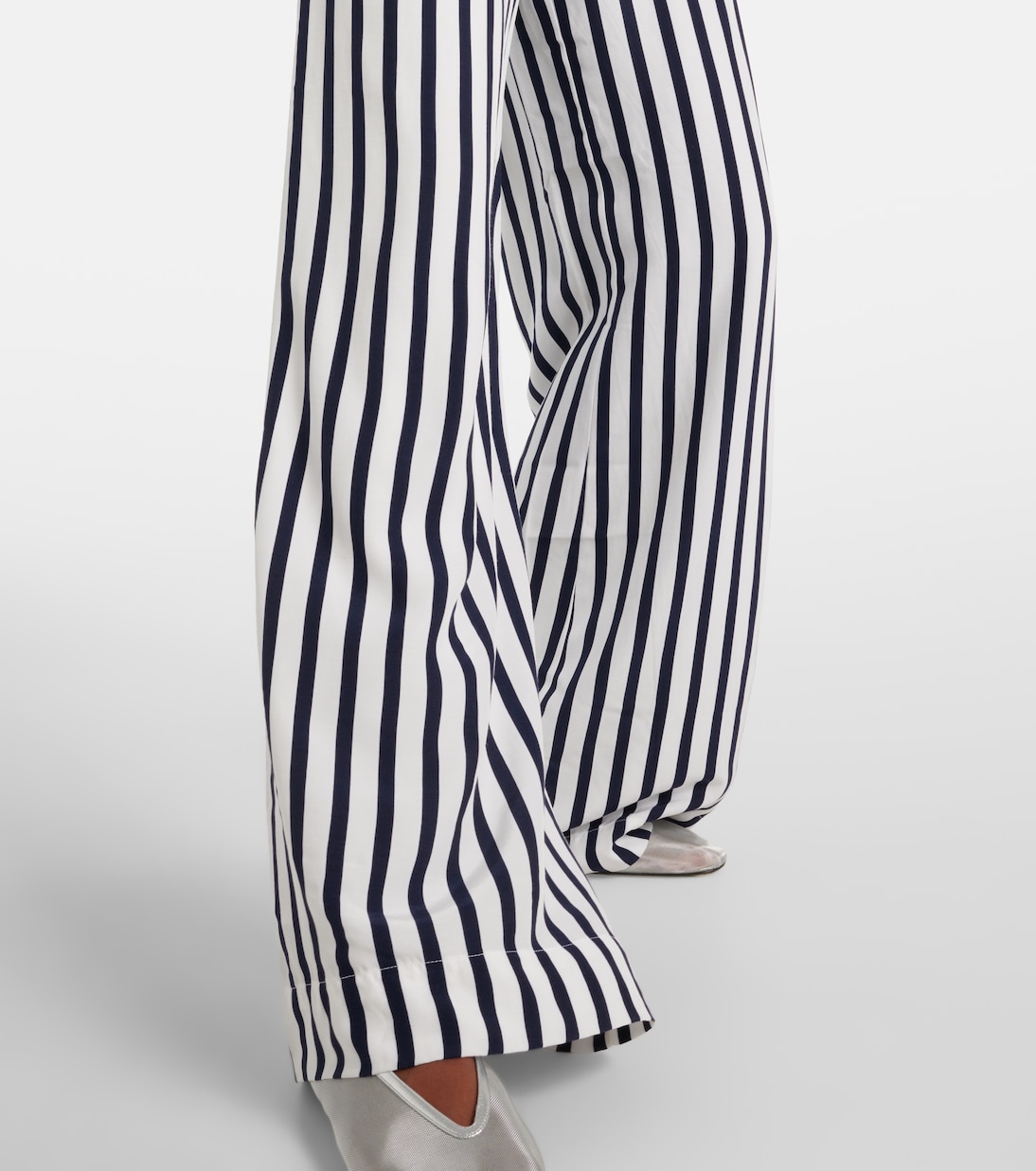 Pantaloni a gamba larga Luke a righe | Staud