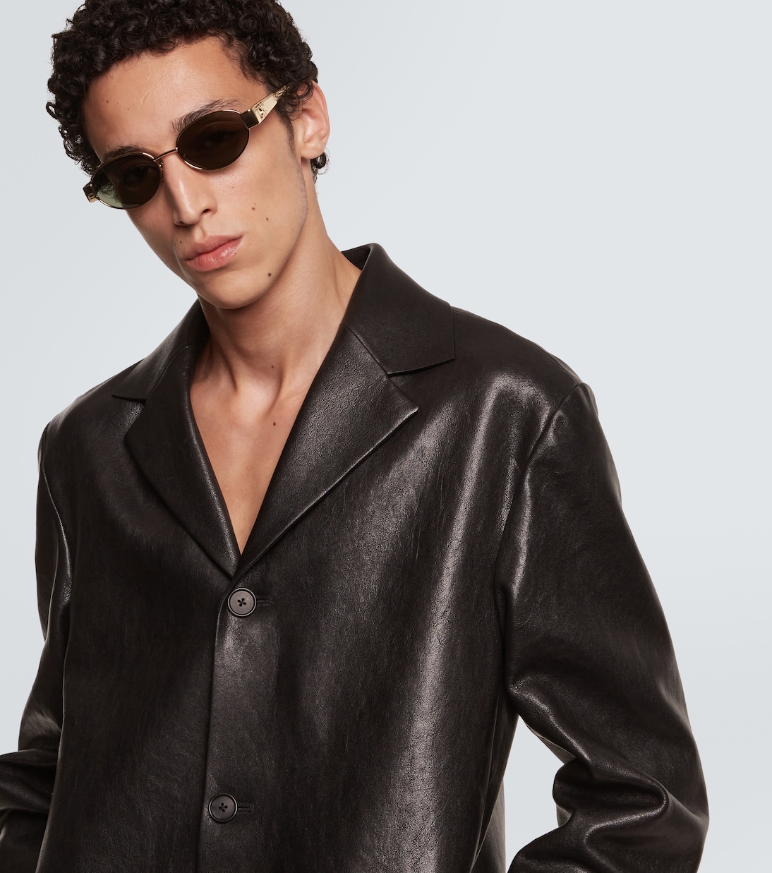 Ovale Sonnenbrille Triomphe Metal 01 | Celine Eyewear