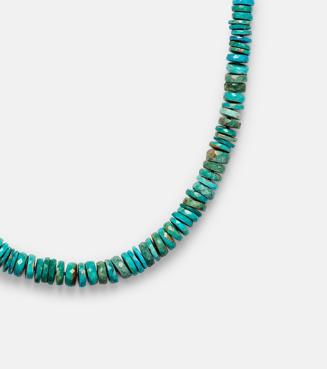 Collana in oro 9kt con turchese di Ileana Makri per uno stile giovane e unico