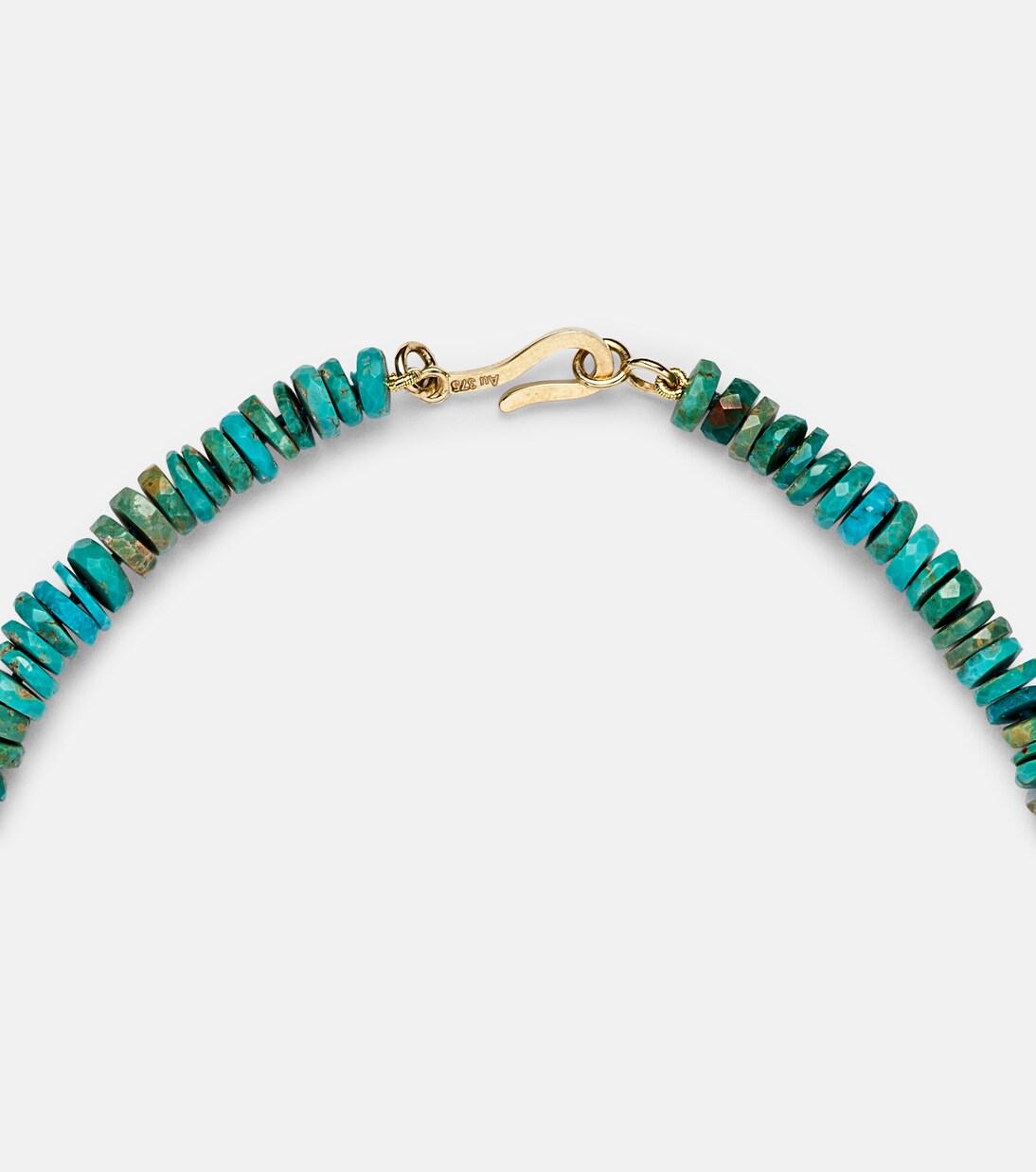 Collana in oro 9kt con turchese di Ileana Makri per uno stile giovane e unico
