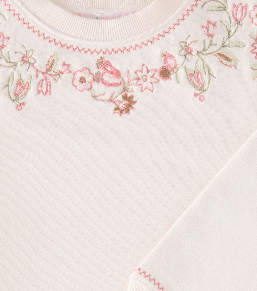 Felpa Dolores in cotone con ricamo | Bonpoint