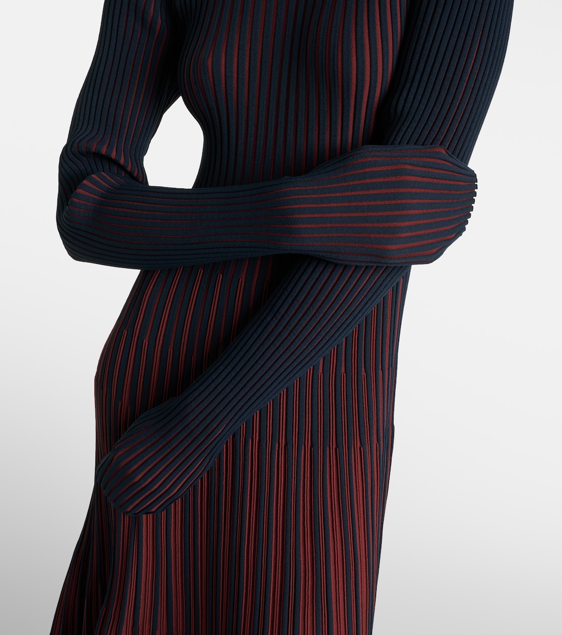 Abito midi in maglia a coste | Tod's
