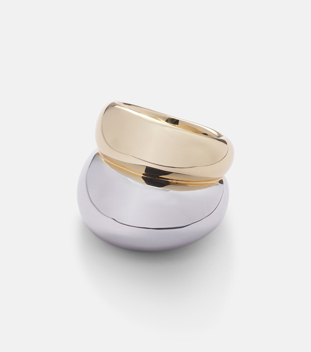 Anello in oro giallo e bianco di Jennifer Fisher, stile Chavez, per giovani trendy