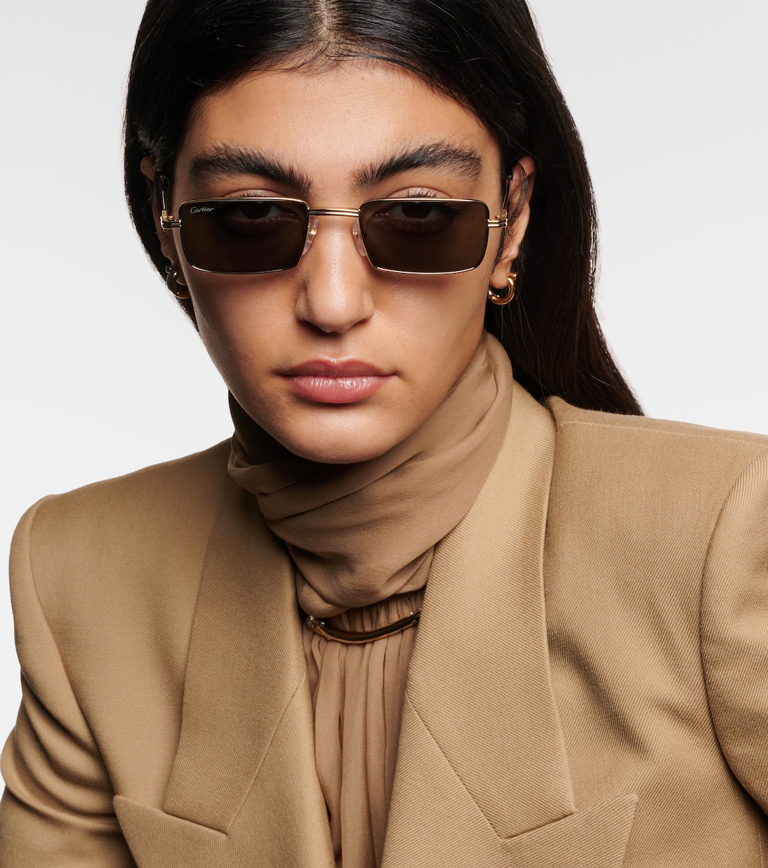 Occhiali da sole rettangolari CARTIER Première - Stile giovane e moderno