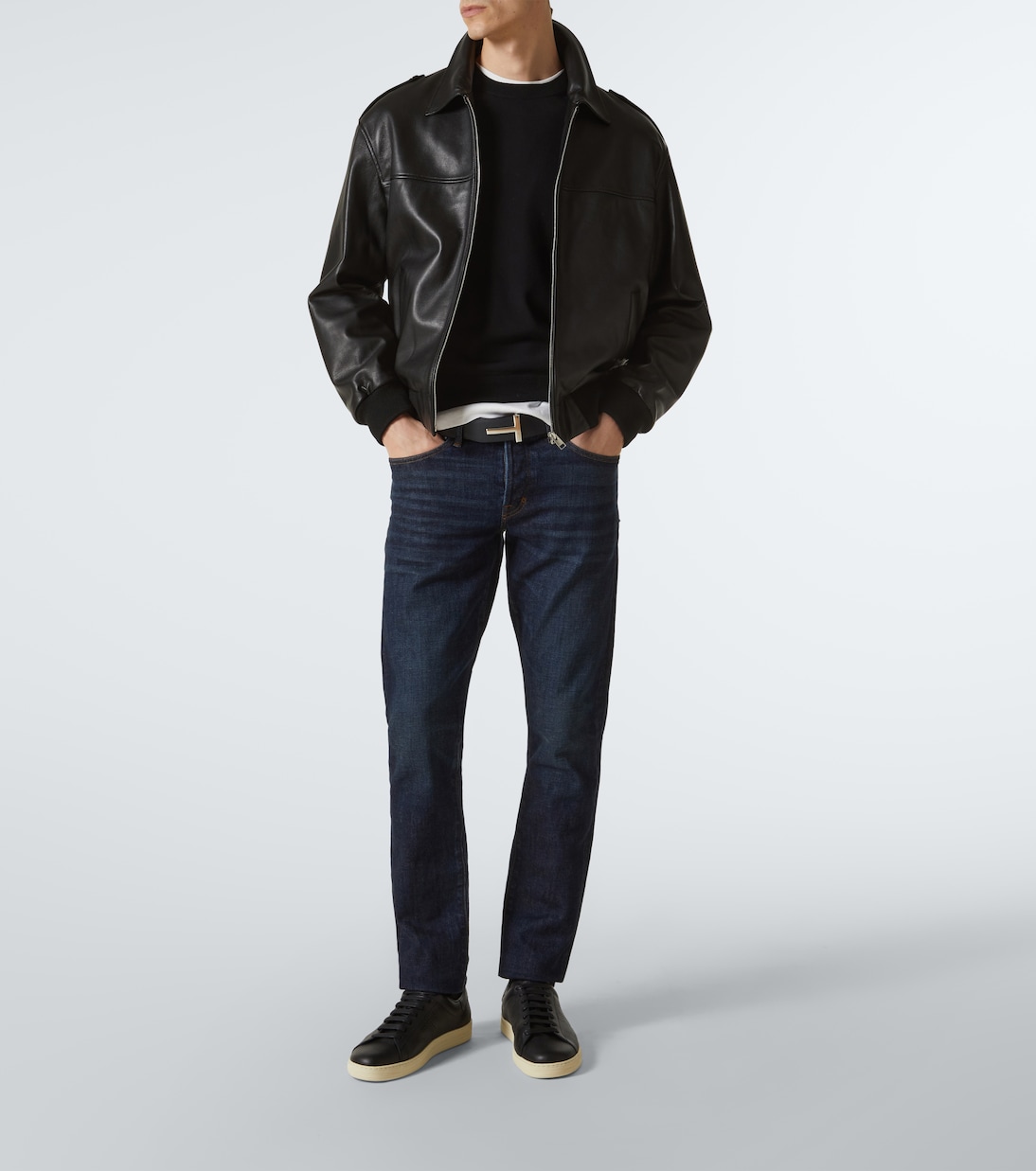 Baskets Warwick en cuir | Tom Ford