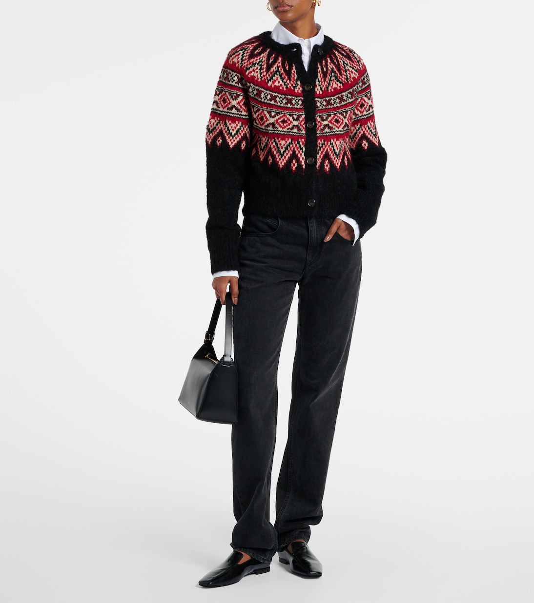 Fair Isle alpaca and wool-blend cardigan | Polo Ralph Lauren