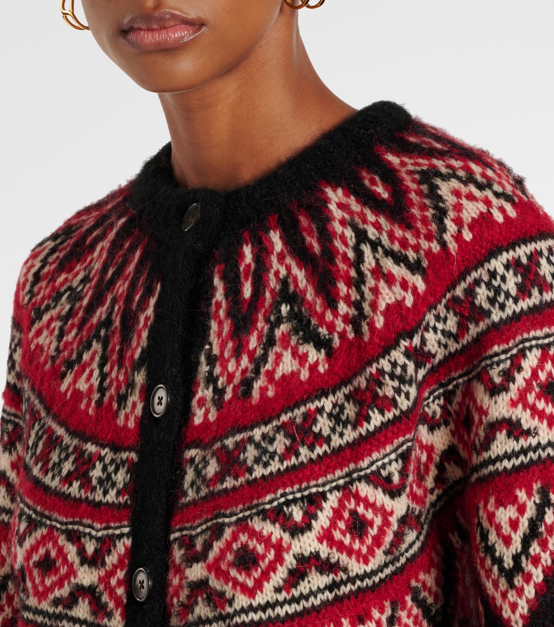 Fair Isle alpaca and wool-blend cardigan | Polo Ralph Lauren