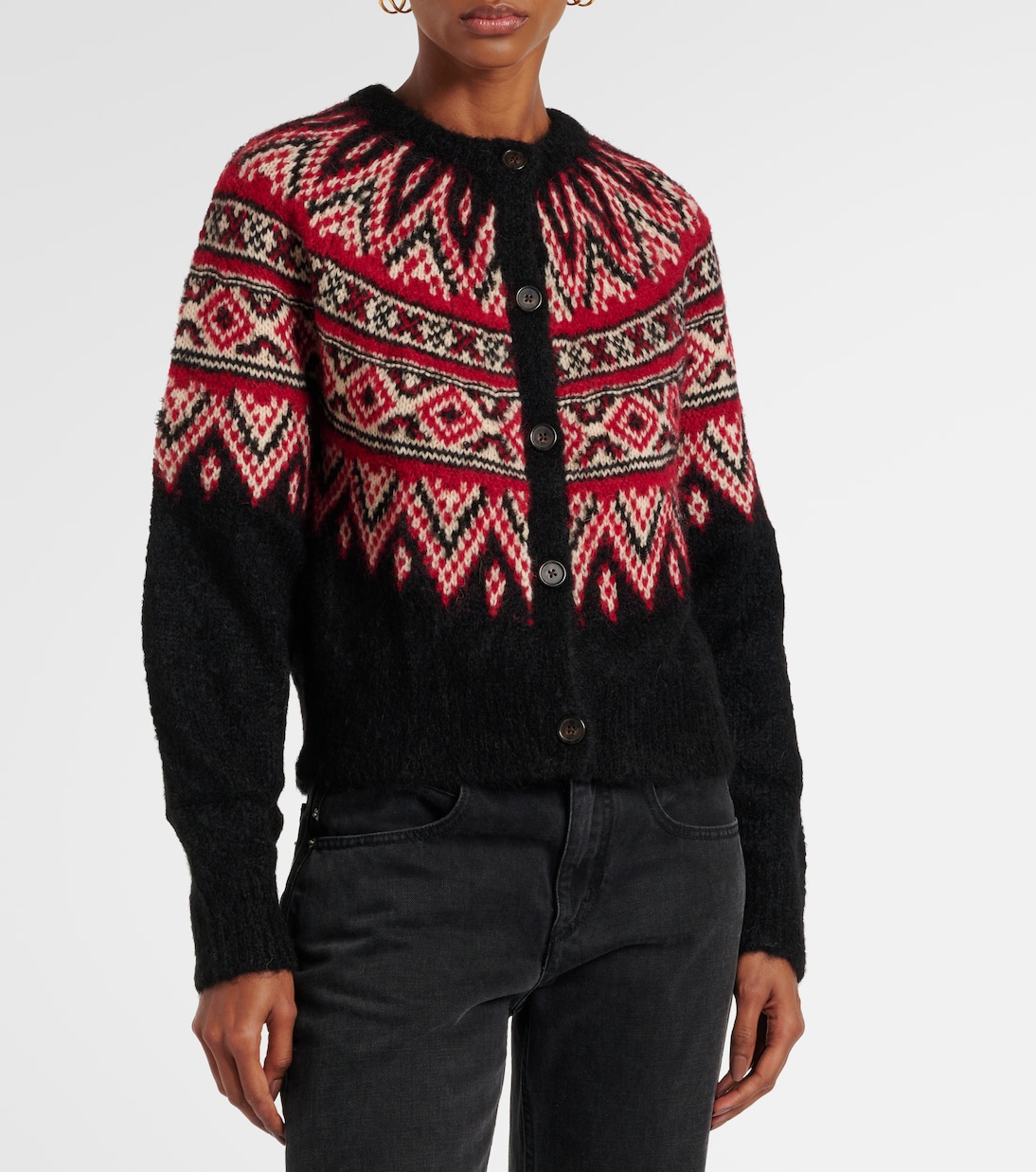Fair Isle alpaca and wool-blend cardigan | Polo Ralph Lauren