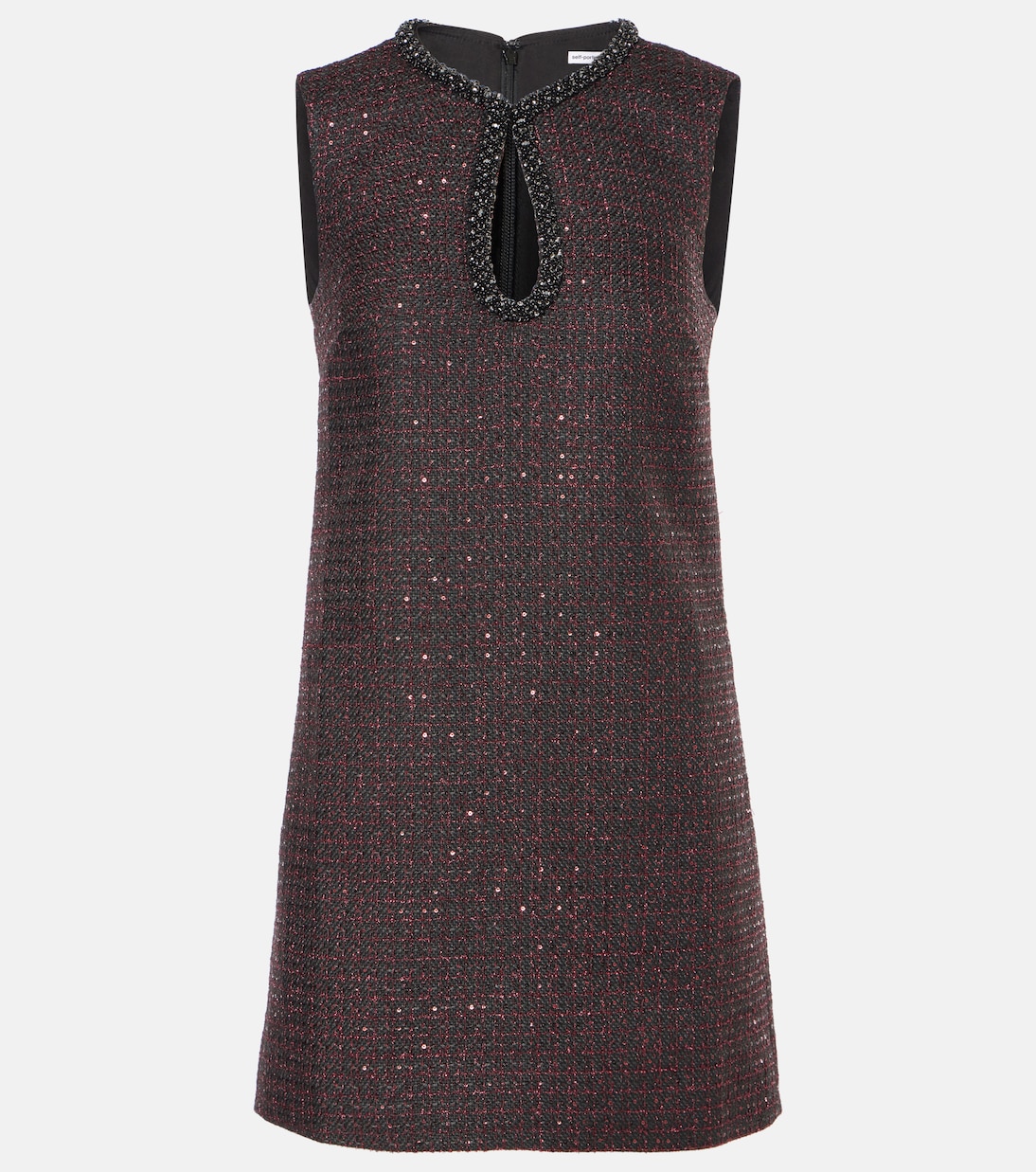 Abito corto in tweed con paillettes | Self-Portrait