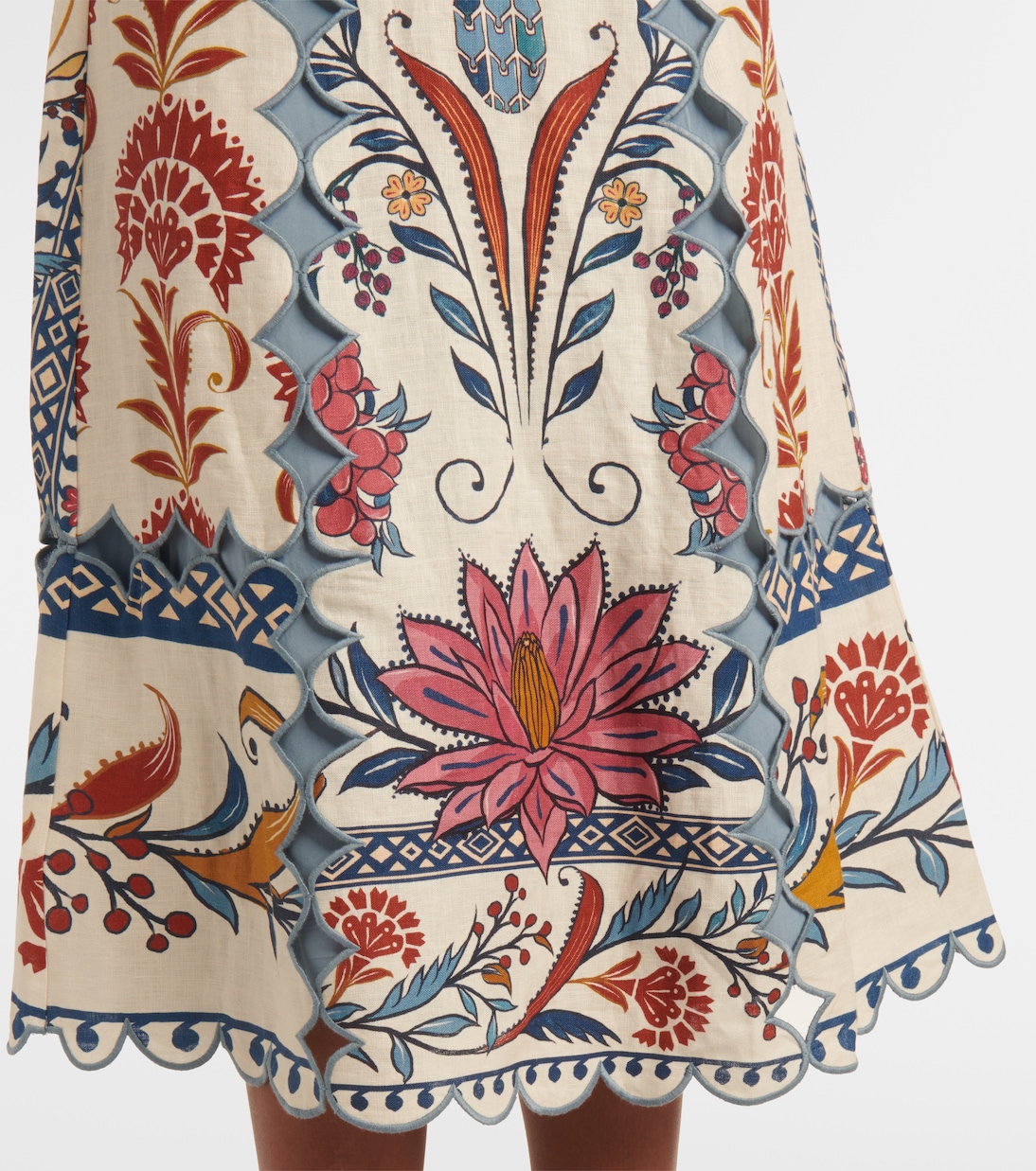Abito corto Romantic Lightness in lino | Farm Rio