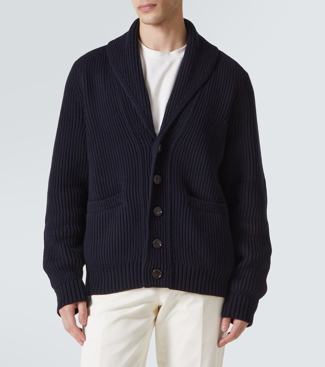 Cardigan in cotone e cashmere | Dunhill